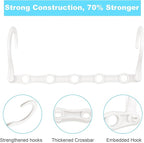 DUCOO 10 PCS Space Saving Hangers, 5-Hole Magic Hangers - Image 3