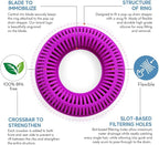 TUB RING The Ultimate Tub Drain Protector Hair Catcher/Strainer/Snare, Regular - Image 8