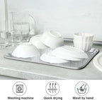 ALAZA Silver Christmas Tree Snowflake Dish Drying Mat - Image 7