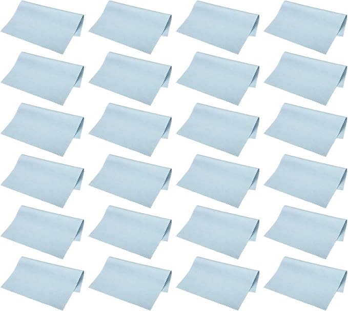 PATIKIL Eyeglass Microfiber Cleaning Cloth 7"x6", 24 Pack Glasses Cleaning by PATIKIL