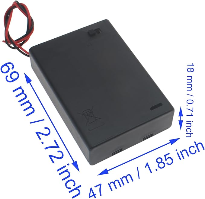 6 PCS 3 Slots Battery Holder Bundle - Image 2