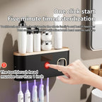Toothbrush Holders for Bathrooms, Toothbrush Holder Wall Mounted - Image 3