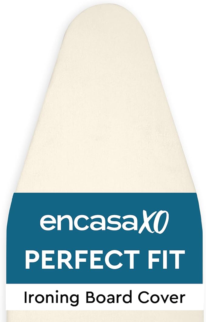 Encasa XO Ironing Board Cover and Pad 54"x18" - 4mm Felt X-Large Iron Board by EncasaXO