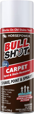 Horsepower Bull Shot Carpet Spot & Stain Remover, AS SEEN ON TV, Made In USA by Horsepower