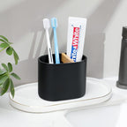 rejomiik Thick Resin Toothbrush Holders Bamboo Tooth Brushing Holder - Image 6