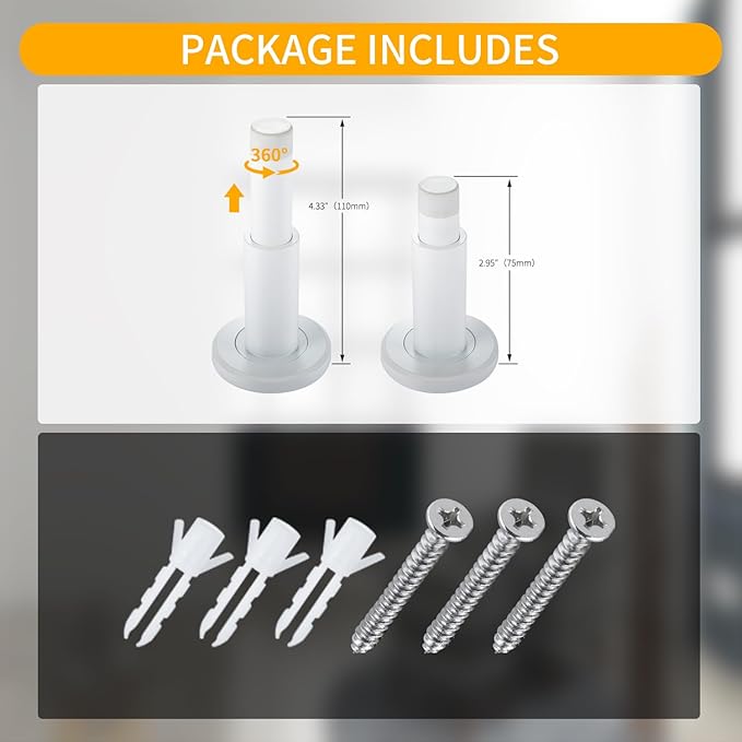 Door Stoppers - Heavy-Duty Adjustable Stoppers - Image 2