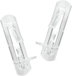 Biaungdo 12 Pcs Plastic Locking Shelf Support Pegs, 6.9mm Clear Cabinet Shelf - Image 7