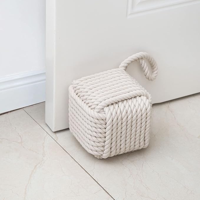 Marwood Rope Knot Door Stops Decorative Nautical Door Stopper Handmade by Marwood