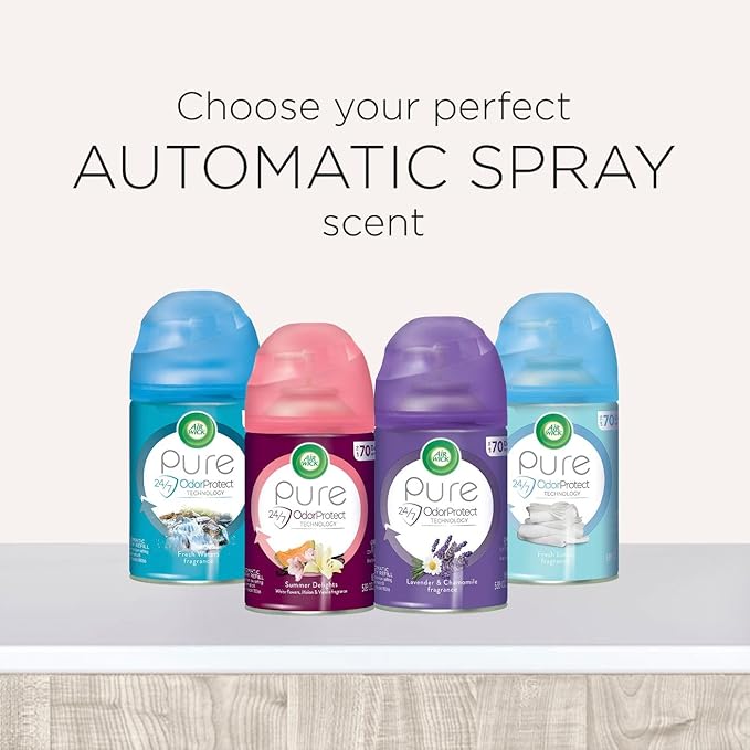 Air Wick Automatic Spray Starter Kit, Summer Delights, Essential Oils, Air - Image 4