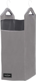 The Fine Living Co. Hanging Laundry Hamper Bag, Heavy Duty, Space Saving Closet by TheFineLivingCompany