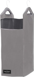 The Fine Living Co. Hanging Laundry Hamper Bag, Heavy Duty, Space Saving Closet by TheFineLivingCompany