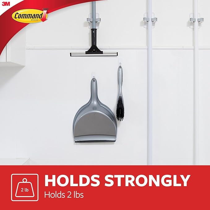 Command Medium Wire Toggle Hooks, 35 Hooks and 40 Strips, Damage-Free Hanging - Image 3