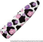 Pink Flower Cow Print Ironing Board Cover Soft Stain Resistant Ironing Board - Image 6