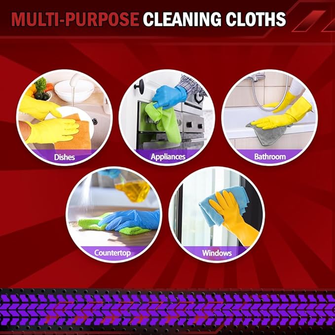 AIDEA Microfiber Cleaning Cloth 48 Pack, Microfiber Towels - Image 7