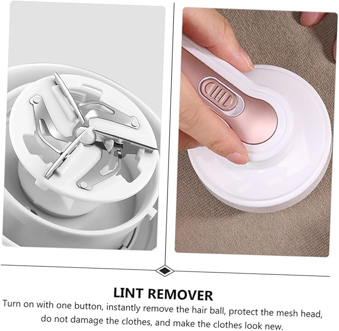 minkissy 1pc Creative Lint Remover USB Rechargeable Fabric Shaver - Image 5