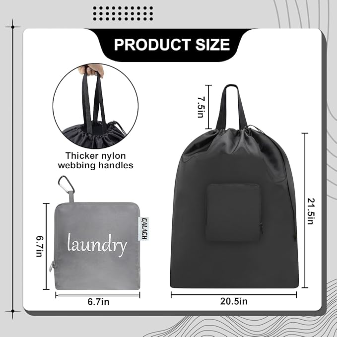 Travel Laundry bags, Dirty Clothes Travel Bag - Image 2