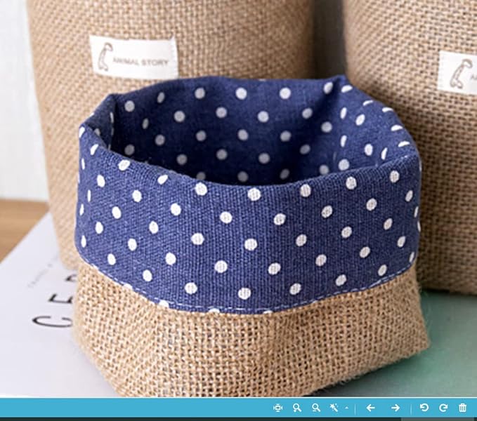 4 Pack Hanging Basket for Door, Small Wall Basket Decor, Jute Hanging Wall - Image 5
