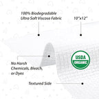 Disposable Face Towels, Biodegradable Facial Towels Clean Face Towels XL - Image 4