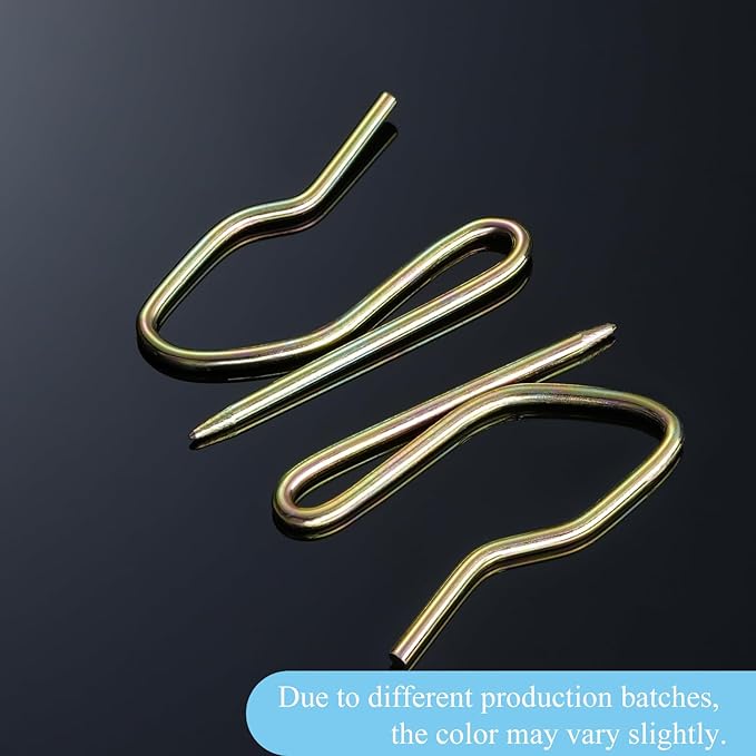 1.2 Inches Curtain Hooks, Sopito 58pcs Metal Drapery Hooks and Pins - Image 5