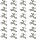 24 Pack Hinge Pin Brushed Nickel Door Stopper, Adjustable Heavy Duty Hinge Pin by SUNTAI