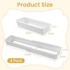 Drawer Organizers Set, Expandable Drawer Organizer Trays, Drawer Organizer Bins - Image 2