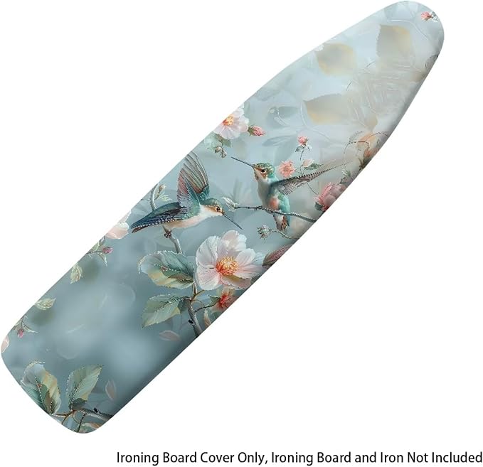 Hummingbird Design Ironing Board Cover and Pad Elastic Edge - Image 6
