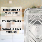PARTY BARGAINS 4 lb Aluminum Pans - Image 3