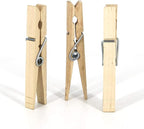 Clorox Wood Clothespins with Spring – Value Pack Set of 30 | Rust Resistant - Image 5
