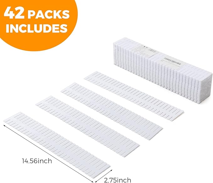 ALBAD Plastic Drawer Dividers Adjustable Drawer Organizer Dividers Separator - Image 2