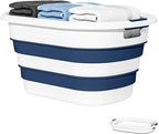 43L Collapsible Laundry Basket Plastic, Pop Up Laundry hamper/Storage Container by OOAMBB