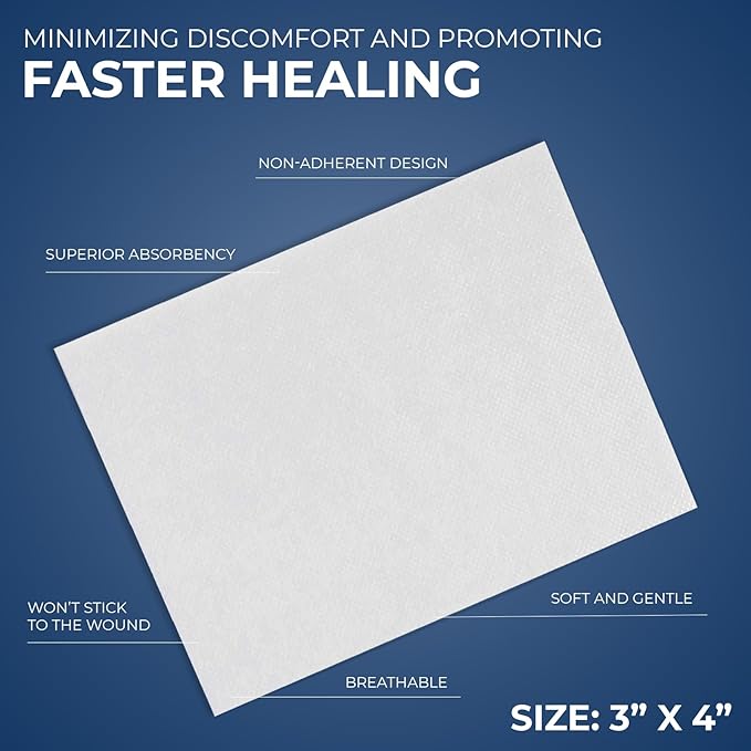 MED PRIDE Sterile Non Stick Pads - Image 2