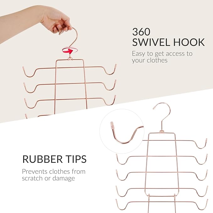 ZEDODIER 3 Pack Tank Top Hanger Space Saving, Bra Hangers - Image 6