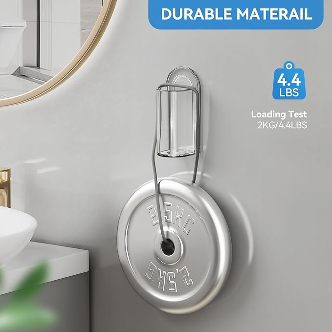 MOPMS Electric Toothbrush Holders Wall Mounted, Single Slot Toothbrush Holders - Image 4