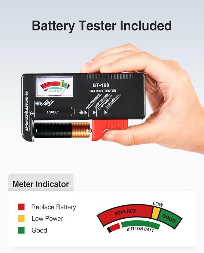 Luxtude Battery Organizer Storage Case - Image 4