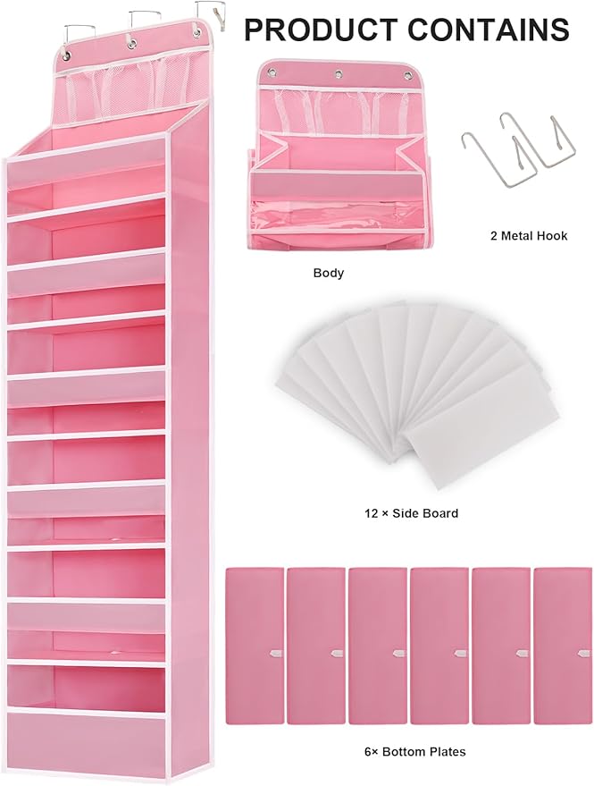 Over Door Hanging Organizer, No Tilt Baby Closet Organizer - Image 7