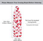 Sprowallow Heart Print Ironing Board Cover and Pad - Image 5