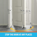 2 Pack 4 Inch Non-Slip Rubber Metal Door Stoppers - Image 5