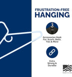 Ultra Heavy Duty Plastic Hangers, Made in USA, 28 Pack - Image 5