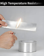 Aluminum Foil Tape 2" x 100' Silver, 4mil Thick, Heavy Duty, High Temp - Image 5
