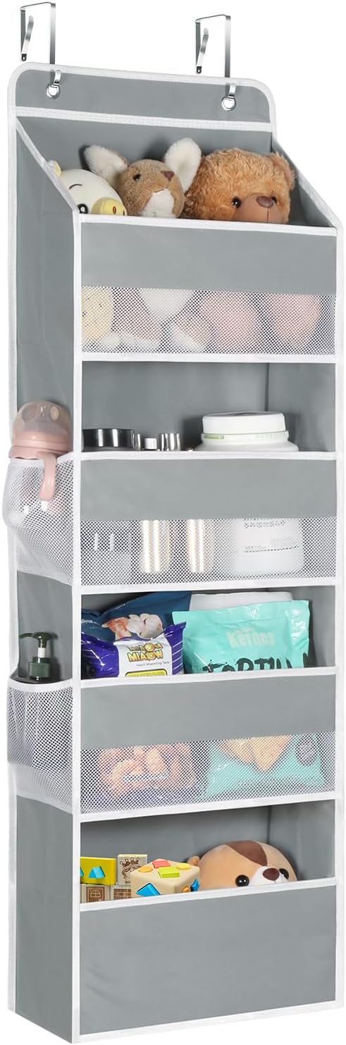 Univivi 4-Shelf Door Hanging Organizer Baby Door Storage Wall Mount Storage by Univivi