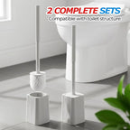 2Pack Toilet Bowl Brush and Holder Set - Image 5