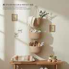 Over the Door Organizer, 3-Tier Hanging Storage Basket - Image 3