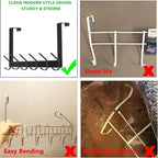 DOKU Over The Door Hook, Heavy Duty Over Door Hanger Holder - Image 5