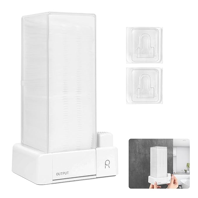 Automatic Cotton Pad Holder, Square Press Out Cosmetic Cotton Makeup Removers by Unknown