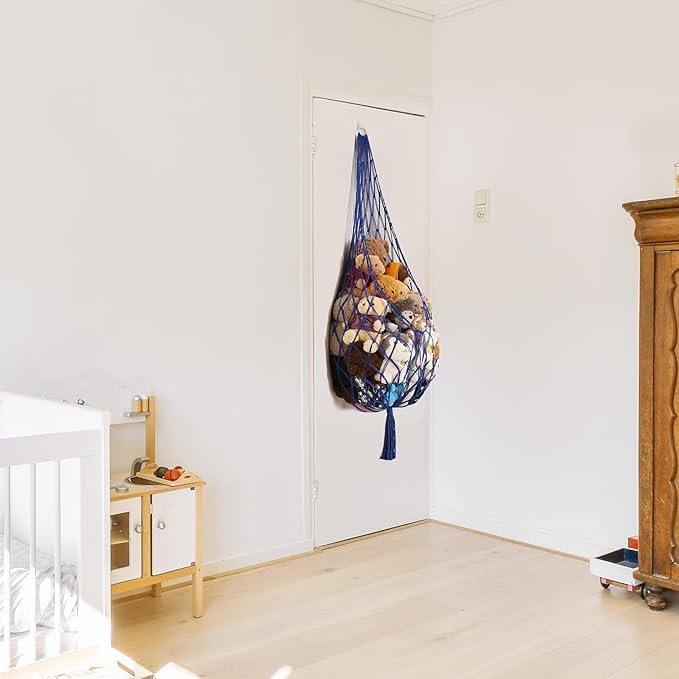 Stuffed Animal Storage Toy Hammock Corner Hanging Net - Image 6