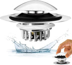 Bathtub Drain Stopper, Pop Up Tub Drain Hair Catcher, Bath Tub Drain Plug and by BAOLSLS