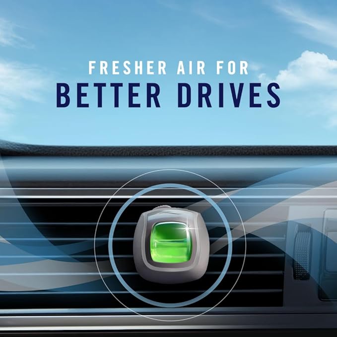 Febreze Car Air Freshener, Odor-Fighting Automotive Vent Clip, Mixed Gain Scent - Image 5