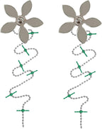 ​DrainWig Shower Drain Hair Catcher – Disposable Silver Flower – No-Touch Hair by DrainWig