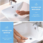 TRAPMATE 2PCS Bathtub Drain Strainer, 2.8" Patented Reversible Shower Tub Drain - Image 7