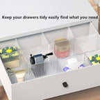 8pcs DIY Plastic Drawer Organizer Adjustable Drawer Dividers - Image 2